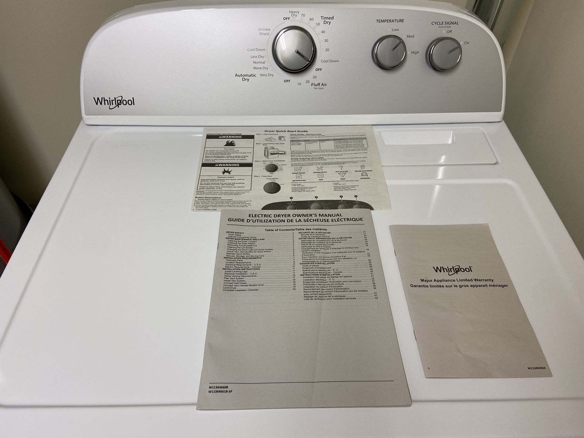 Whirlpool Washer & Dryer