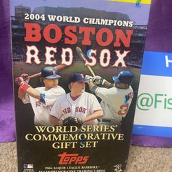 2004 Topps Boston Red Sox World Series Commemorative Gift Set - 55 Cards SEALED.  Thumbnail