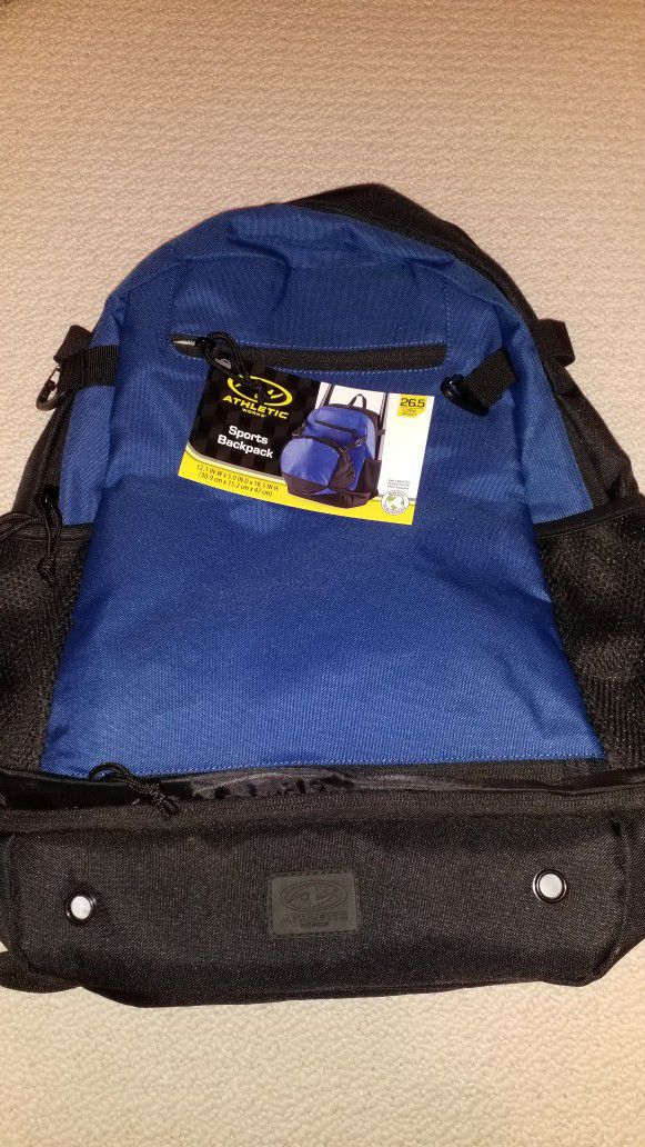 Backpack-Athletic Works Sports Backpack BRAND NEW NEVER USED 