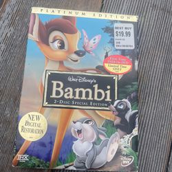 New Walt Disney Bambi DVD Thumbnail