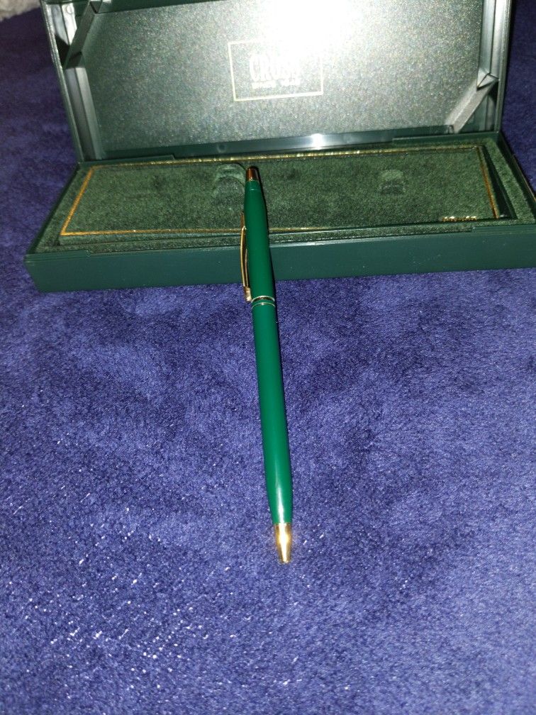 Cross Bal Point Pen, W/ Hold Plates. Year 1953 Antique