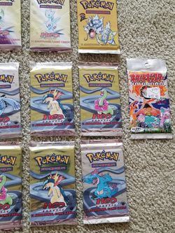 Huge Vintage Pokemon Booster Pack Lot Neo Genesis 1st edition Discovery Destiny Thumbnail