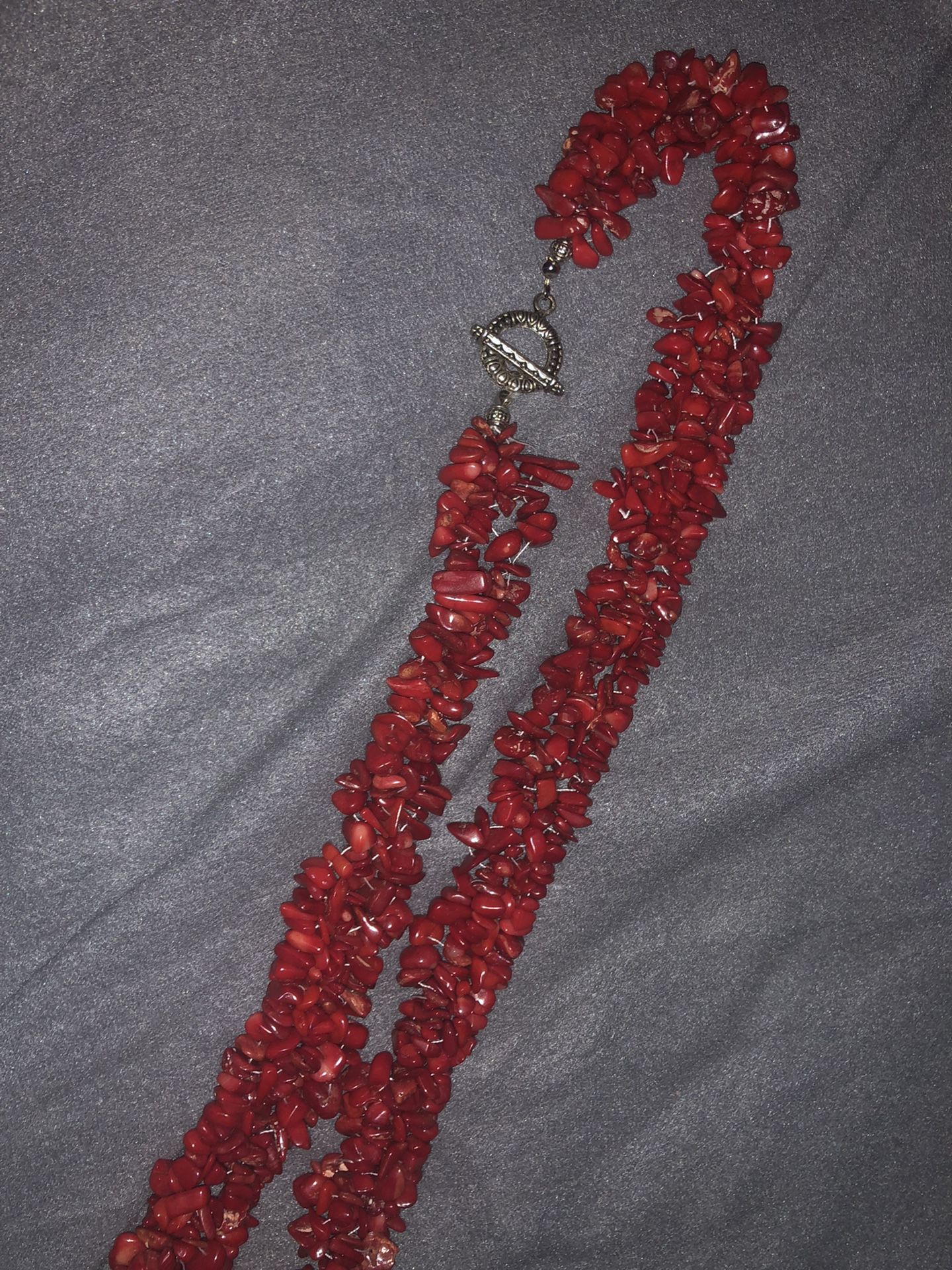 925 African Red Coral Necklace Custom Lot