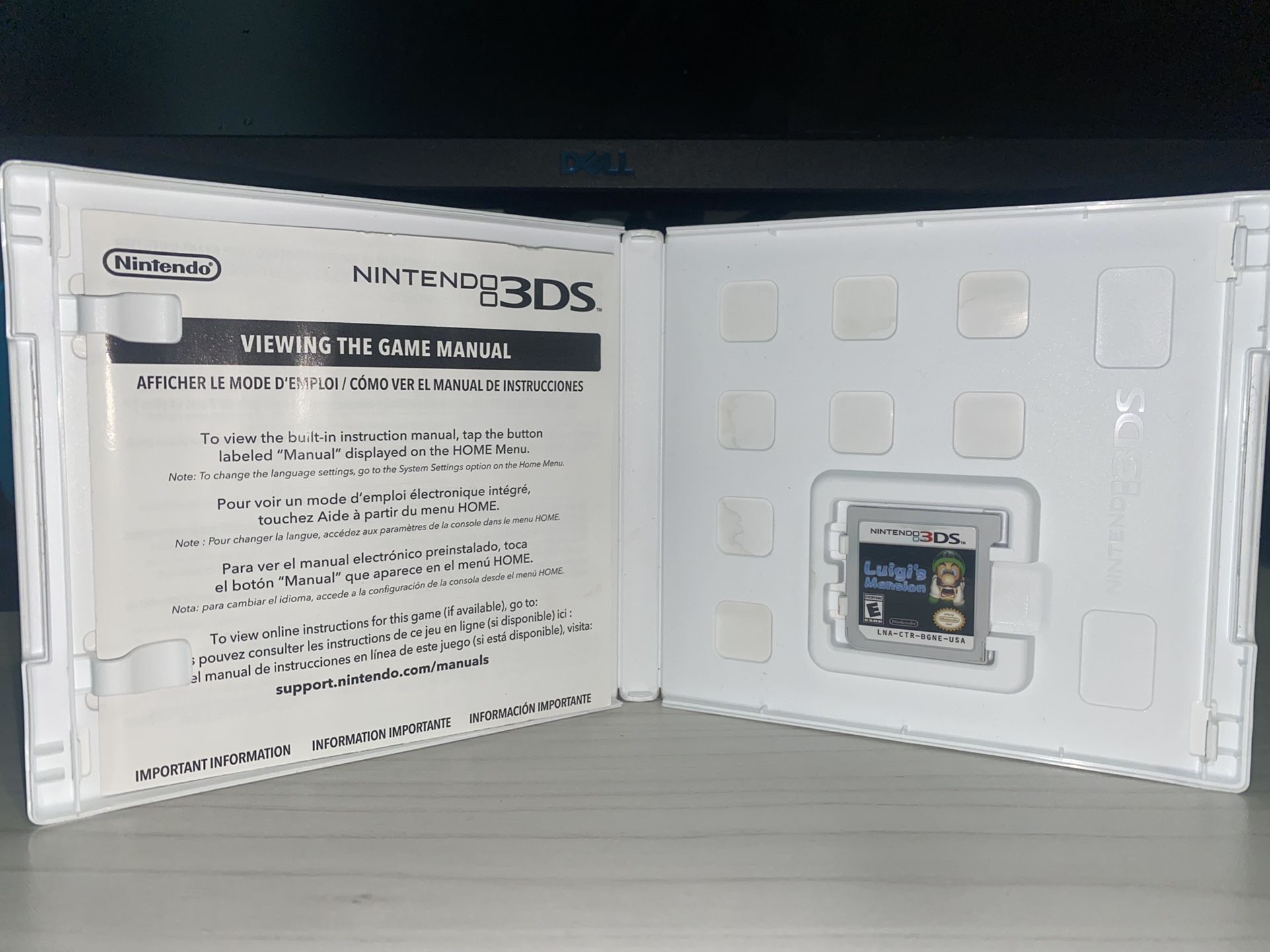 Luigi’s Mansion for the 3DS (CIB)