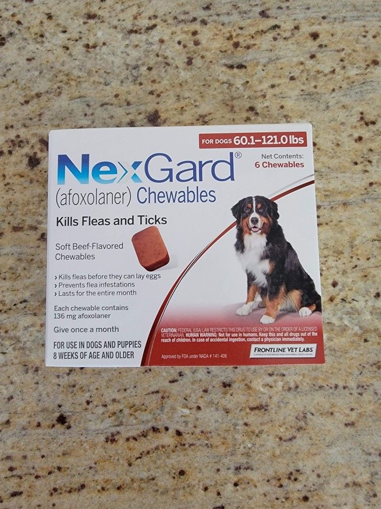 Nexgard 60 -120 Lbs (6 Month Supply)