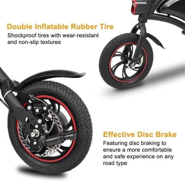 Folding Electric Bike, with 250W Motor and 6 Ah Lithium Battery