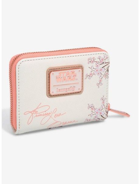 New Loungefly Star Wars Princess Leia Floral Small Wallet 💗