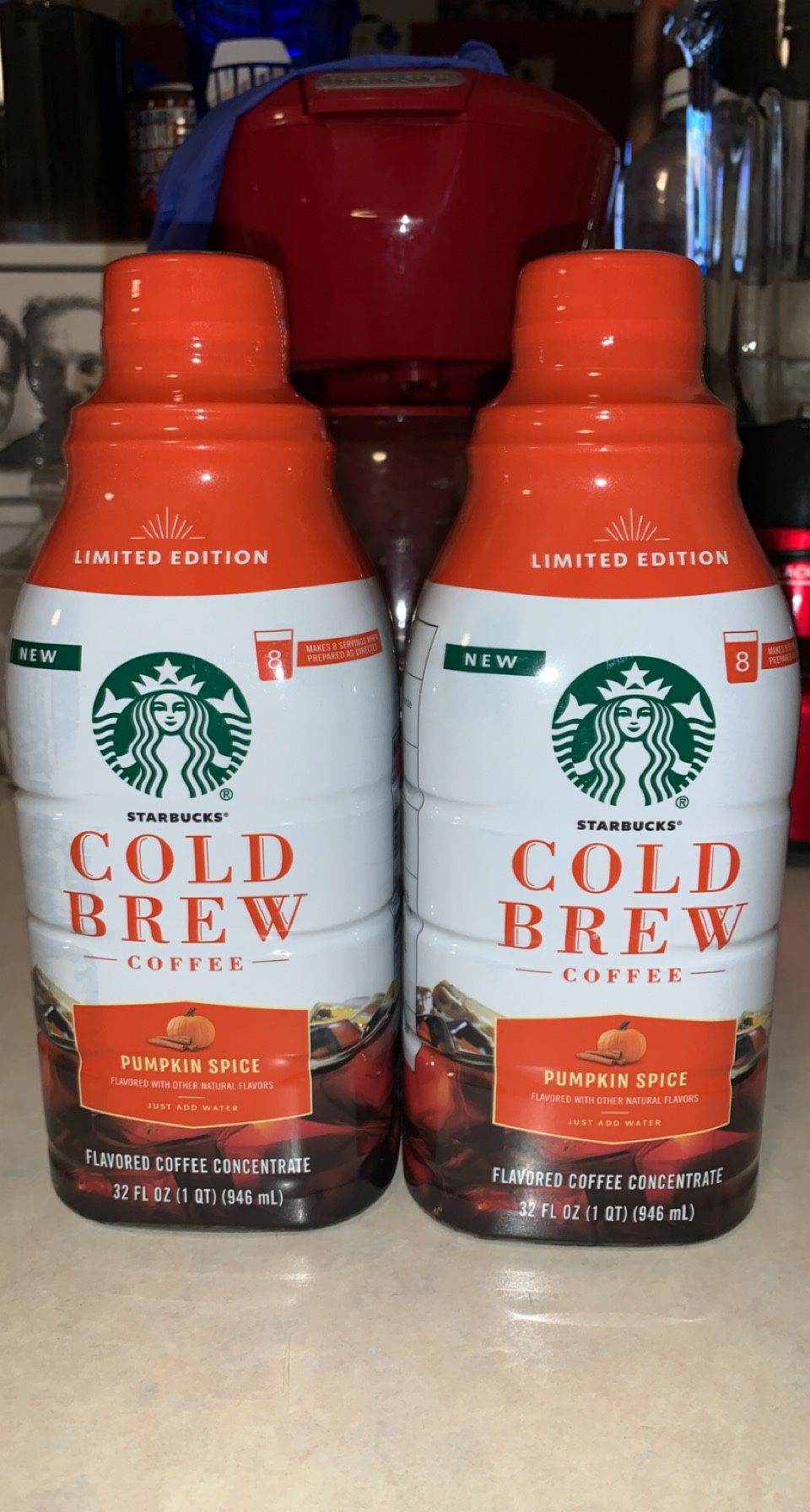 STARBUCKS PUMPKIN SPICE 🎃 COLD BREW COFFEE CONCENTRATE