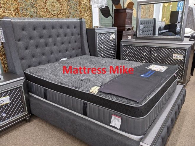 High Quality $39 Down Complete B7900 Queen Size 5pc Bedroom Set Including Chest