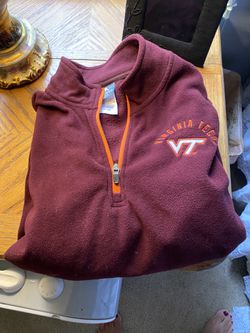 Virginia Tech Fleece Sweatshirt size Large Thumbnail