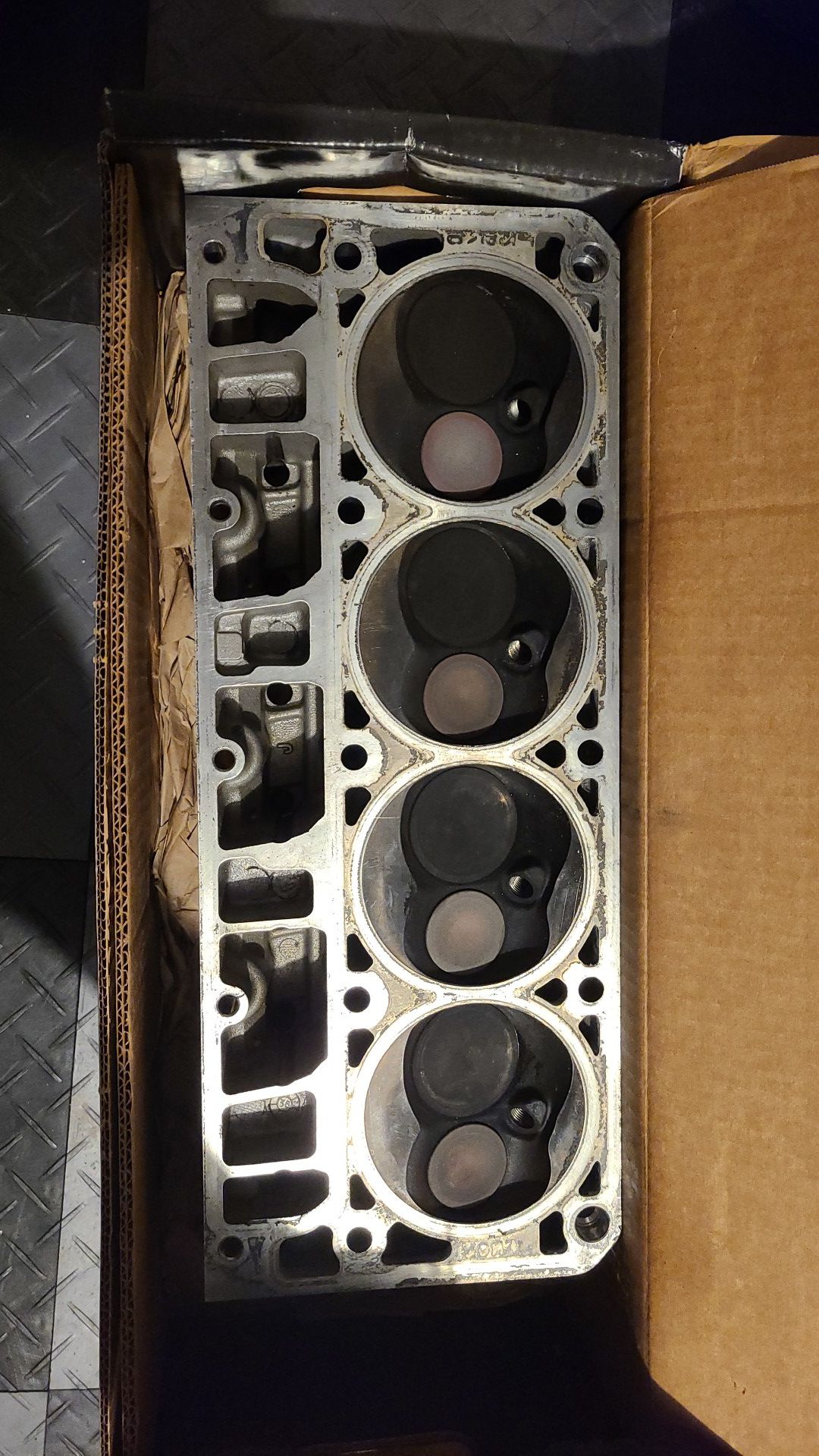 Chevy LS3 HEADS 0821. never machined. Factory deck height pulled off at 42k miles no damage