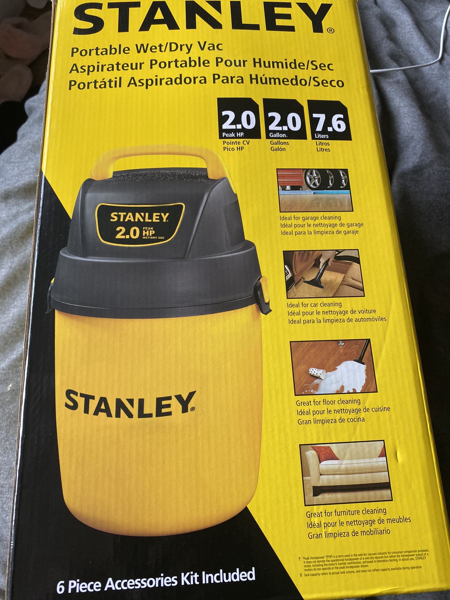 Stanley 2.0 Wet/Dry Vacuum