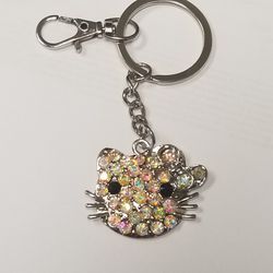 Hello Kitty Rhinestone Keychain Thumbnail