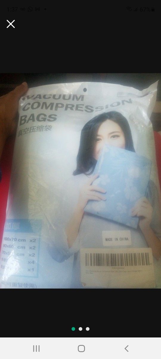 Vacume Compression Bag