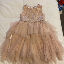 Toddler Girl Blush Pink Dress Size 2T Thumbnail