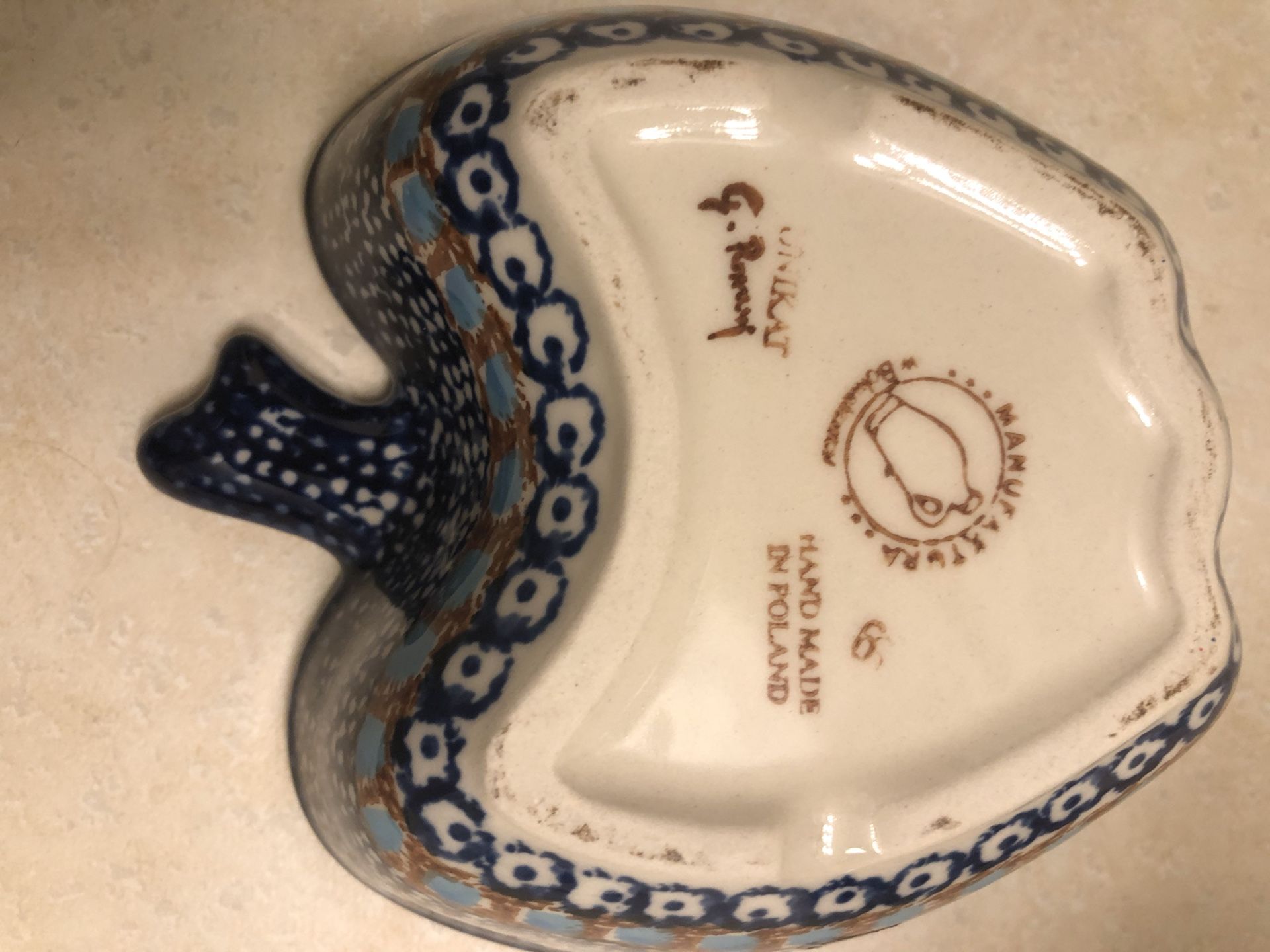 Polish Pottery And Holland Bottle