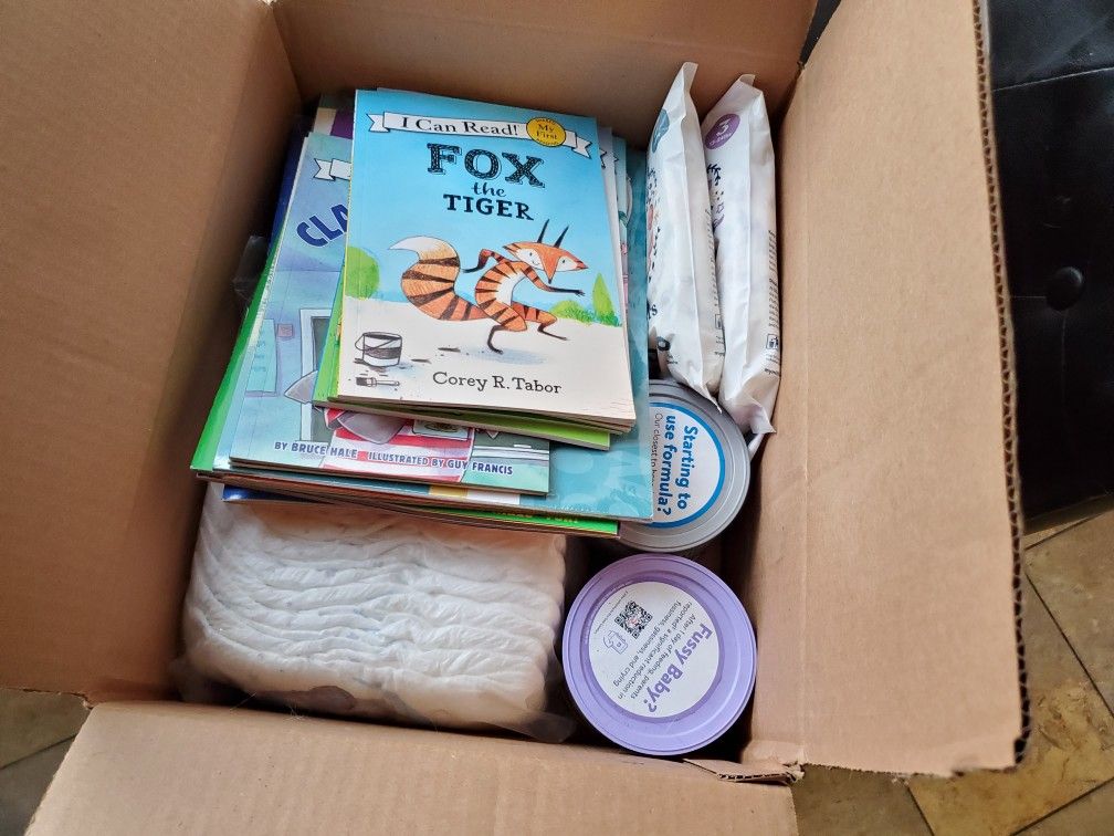 Diapers, Enfamil, &baby Books