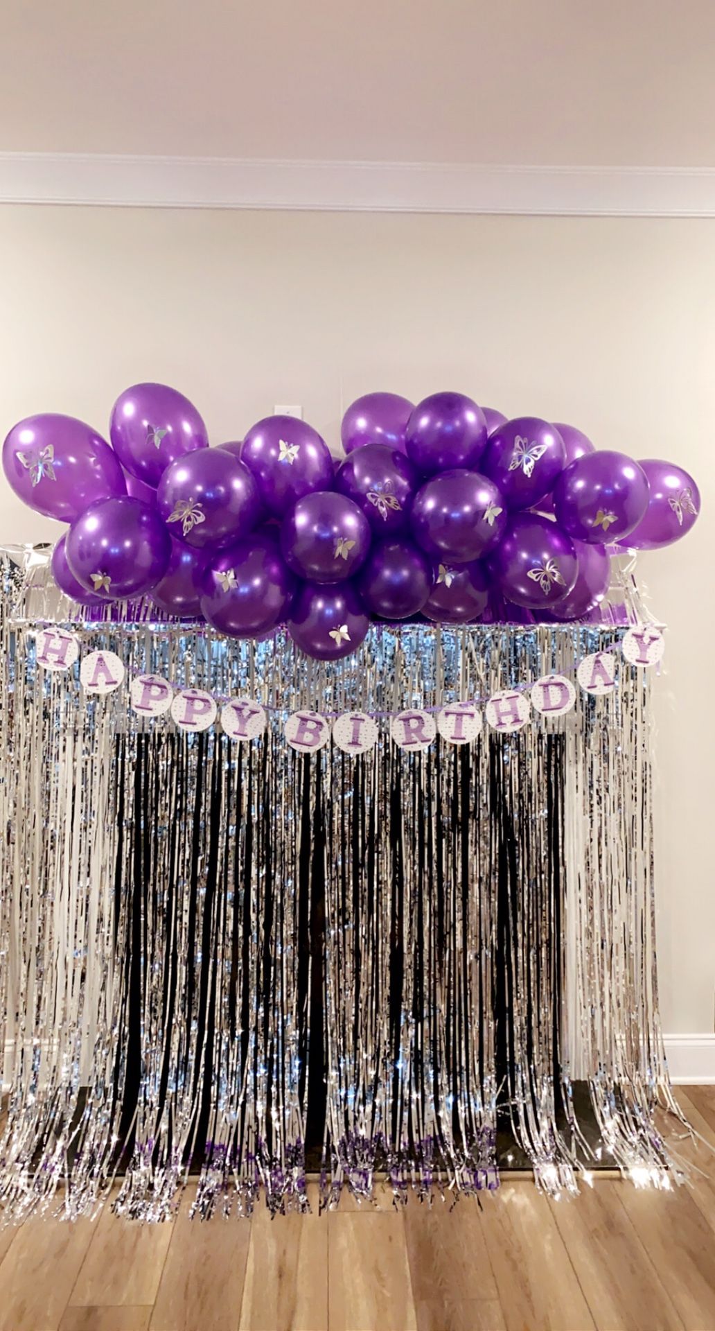 Purple Butterfly Decorations