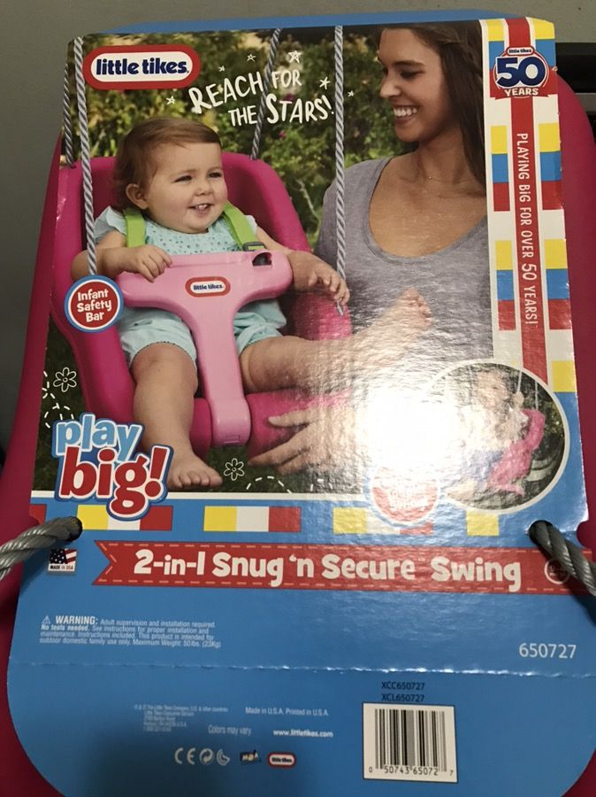 Little Tikes 2 In 1 Secure Swing