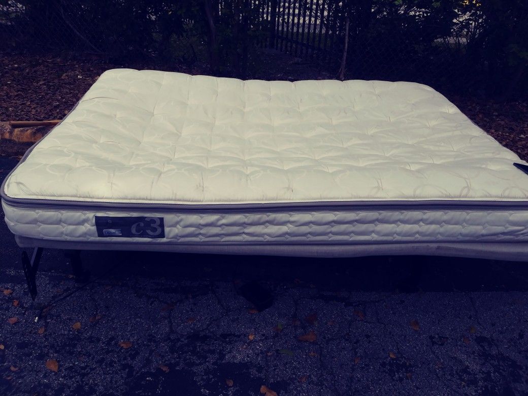 Sleep Number Classic Series Full Size Dual Air Mattress And Frame For ...