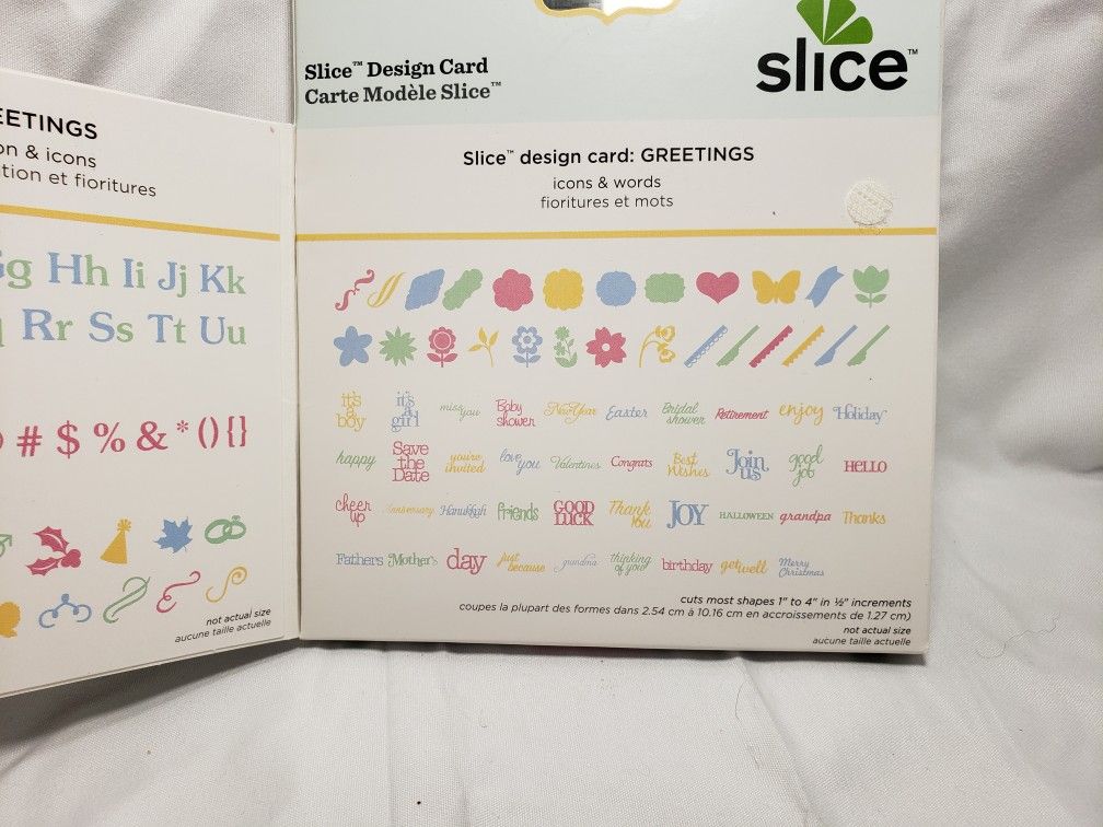 Slice making memories greetings cartridge. New sealed . Smoke free home.