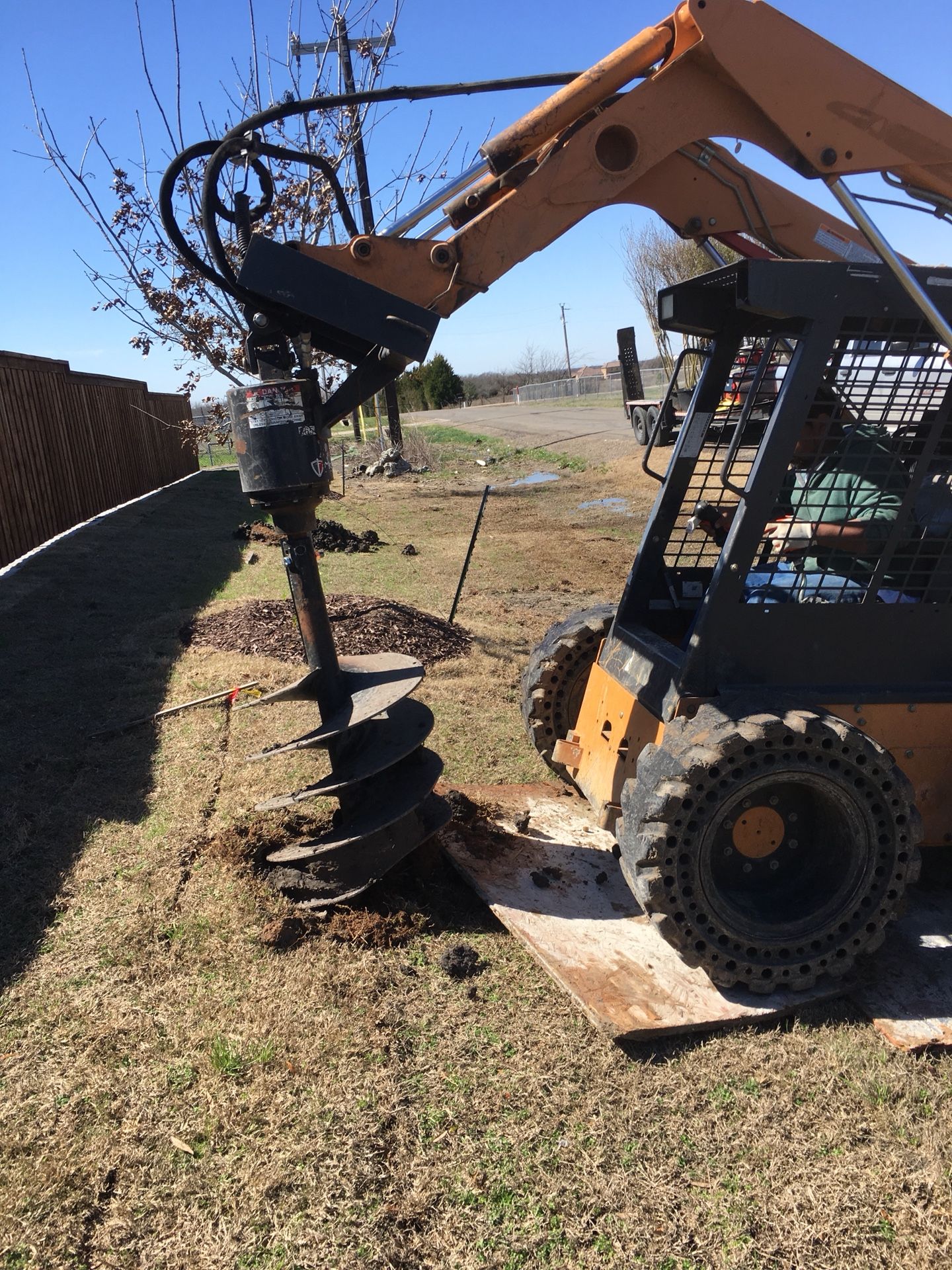 skid steer bobcat tractor