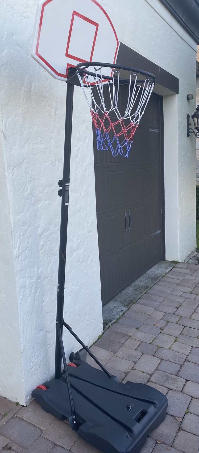 Basketball Junior Height-Adjustable 28 In. with Wheels