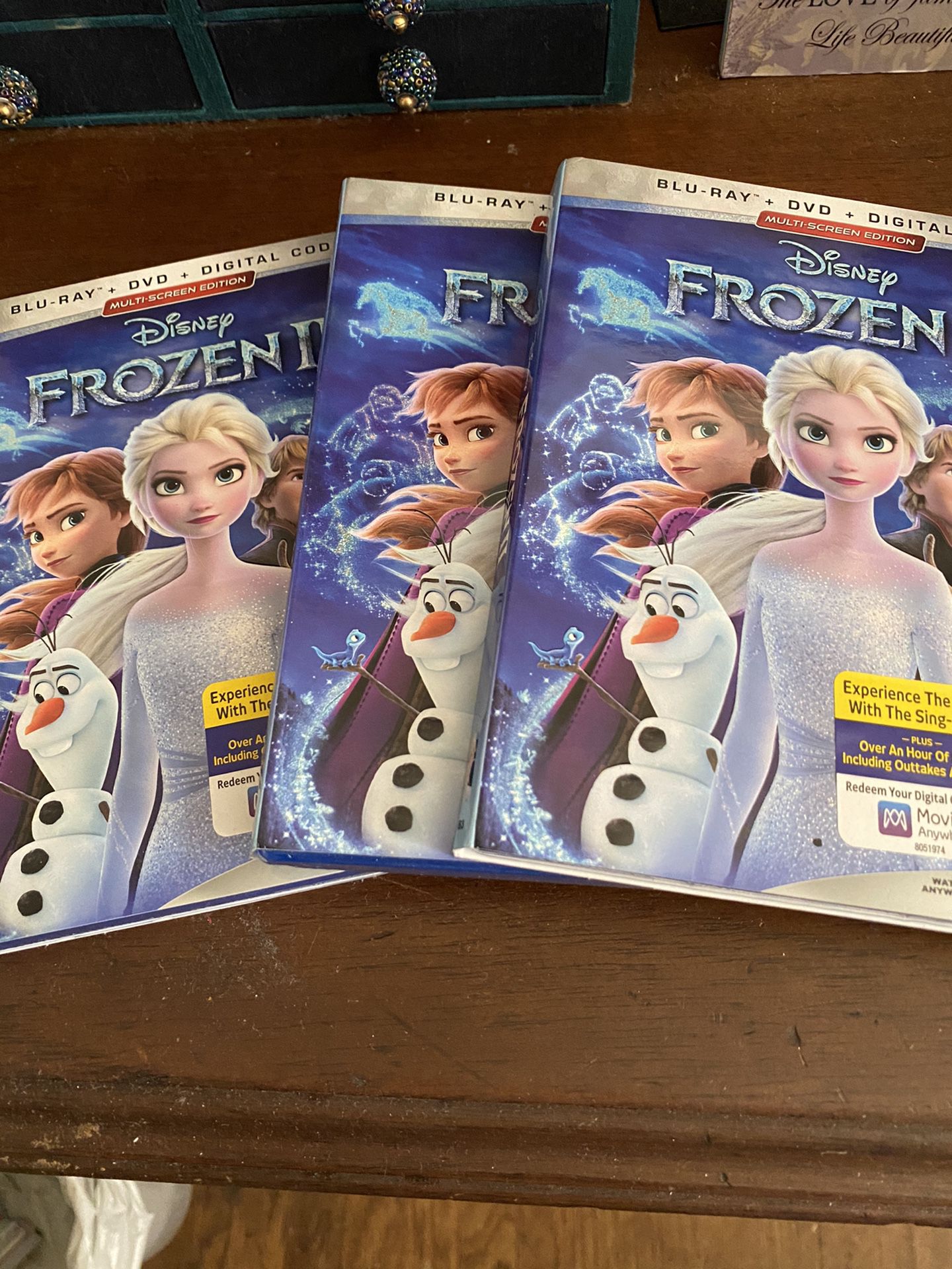 Disney Frozen 2 Blu-Ray DVD