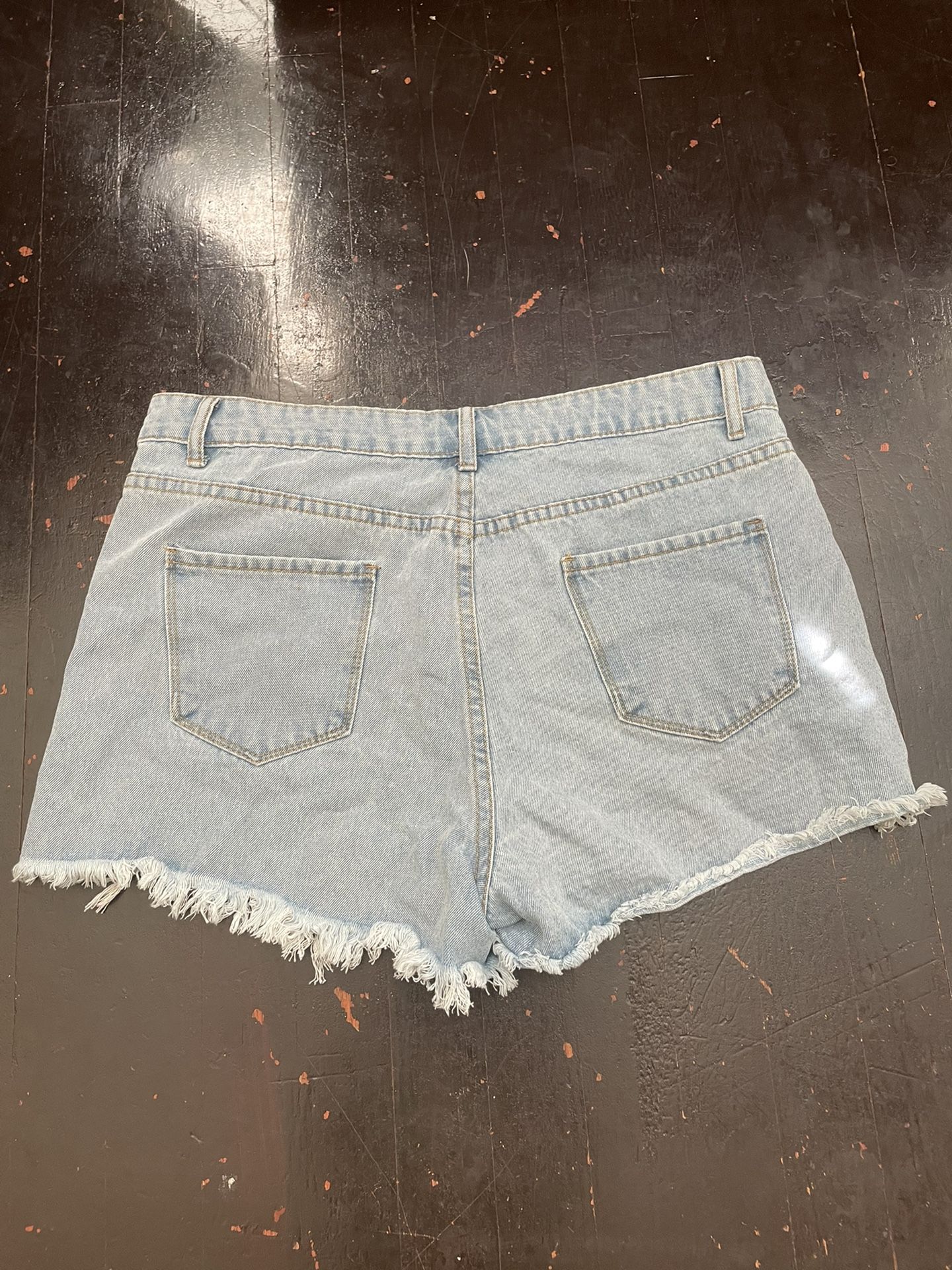 Light Wash Shorts