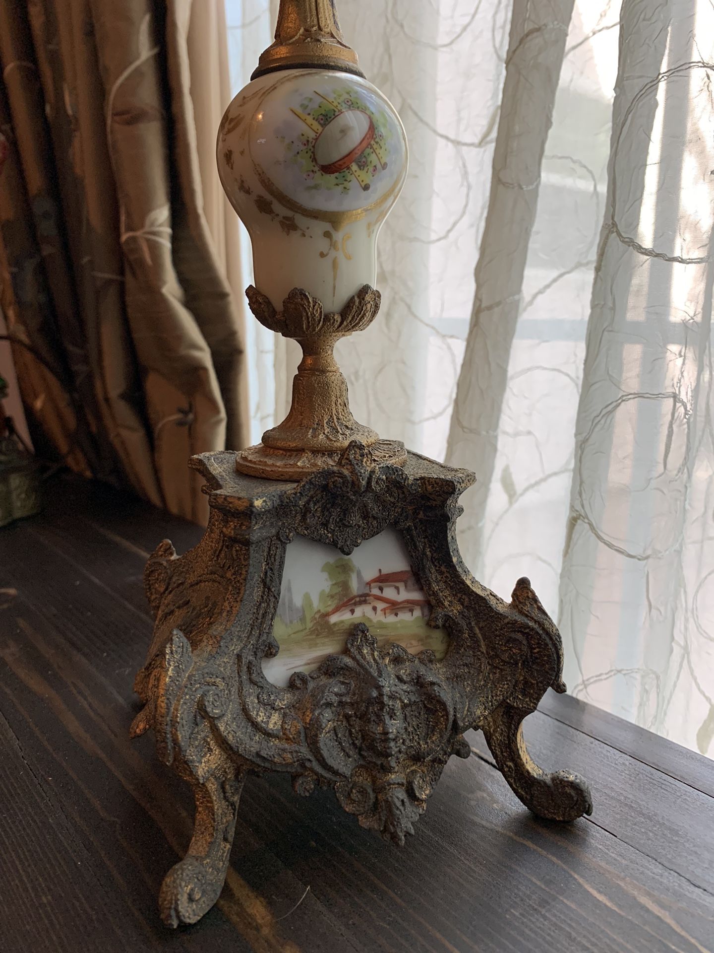 Vintage Gilt Bronze/porcelain French Candelabra