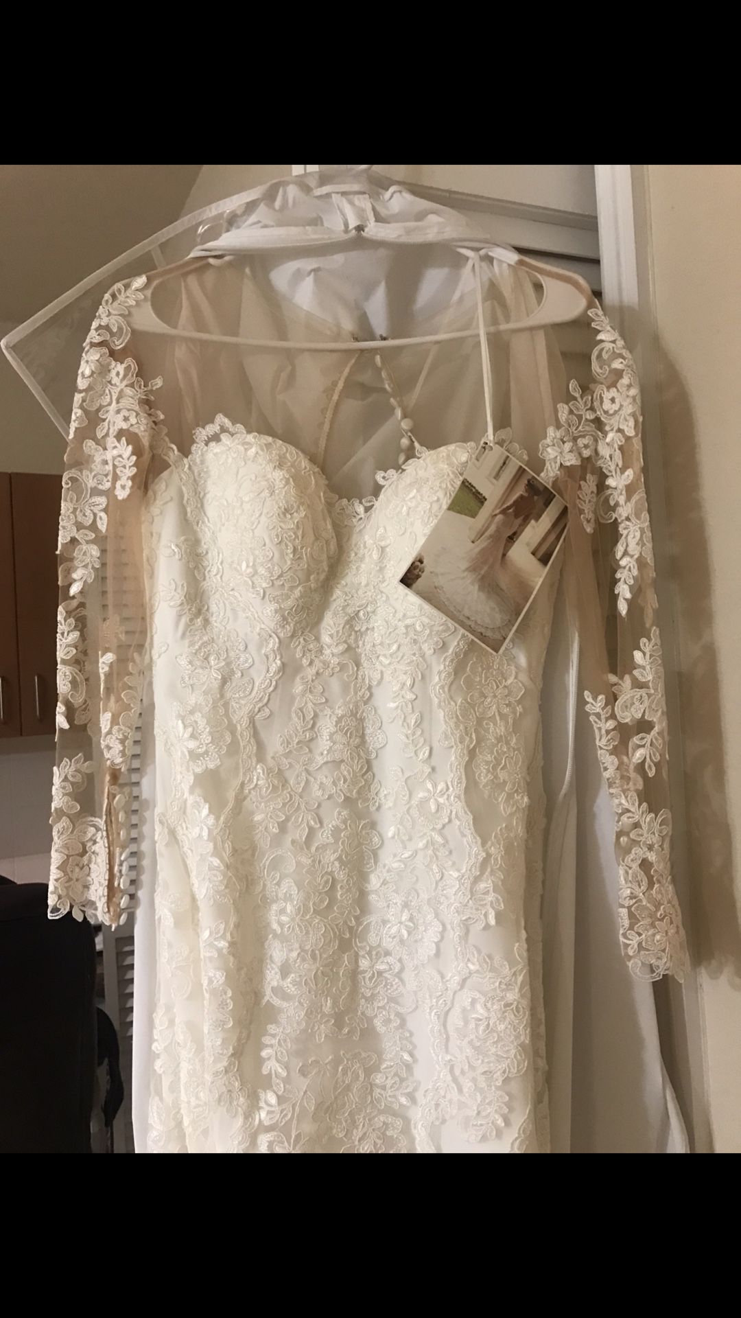Lace Bridal Dress (Veil Included) 