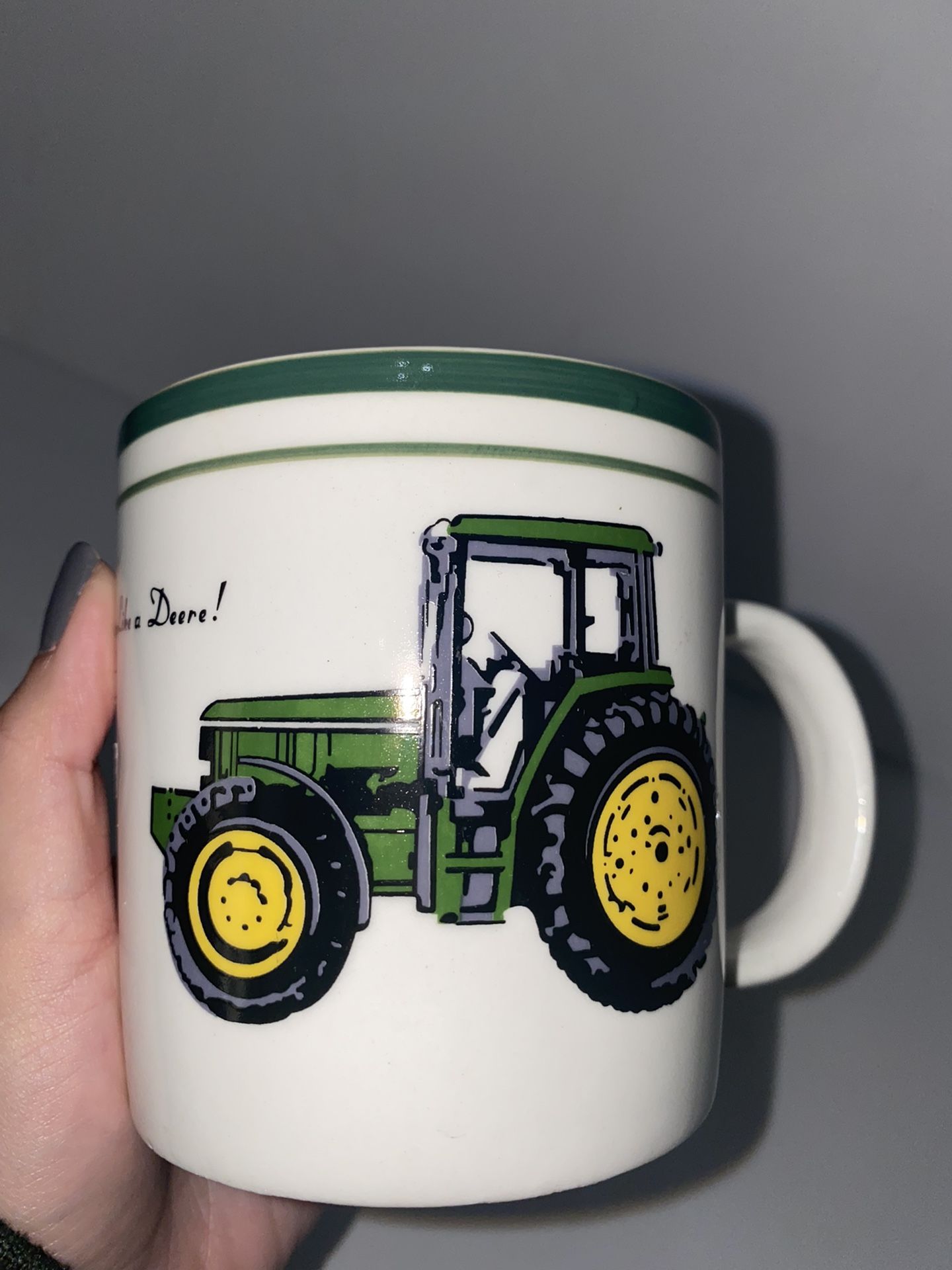 John Deer Tractor Coffee Cups Set