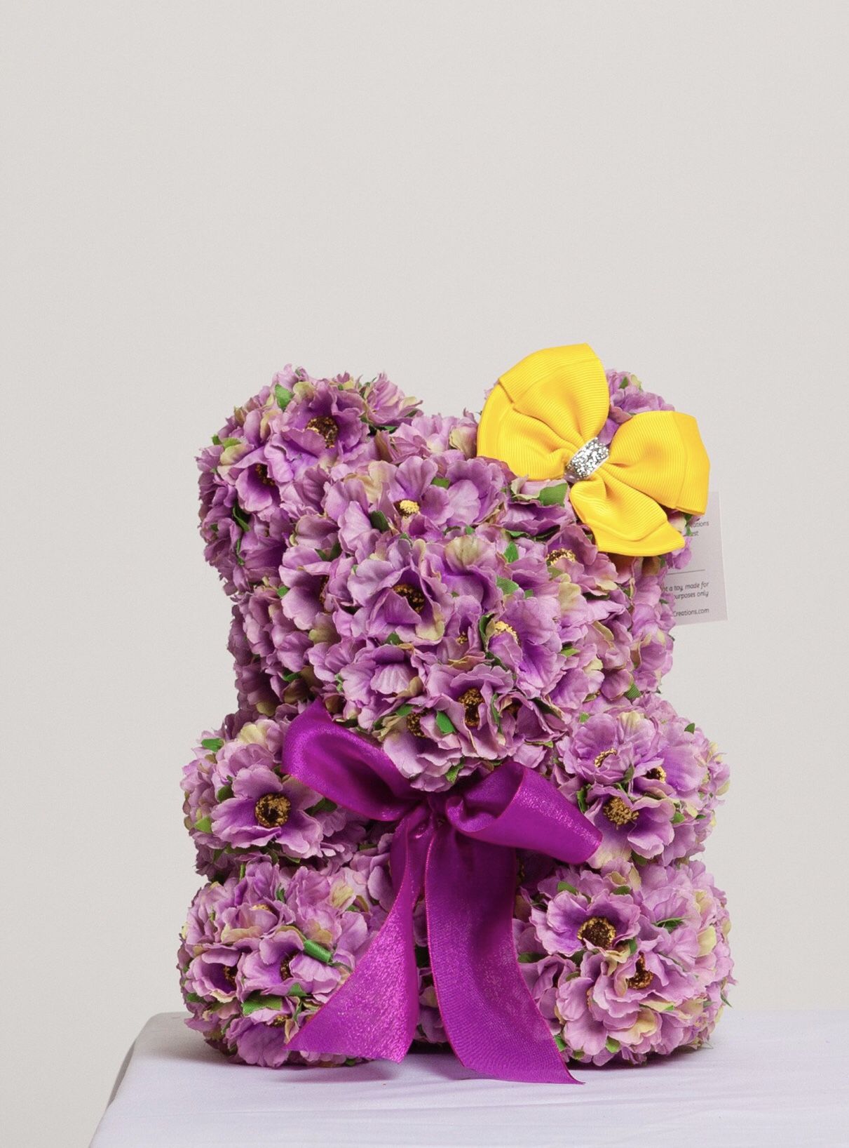 Purple Poppy Bear