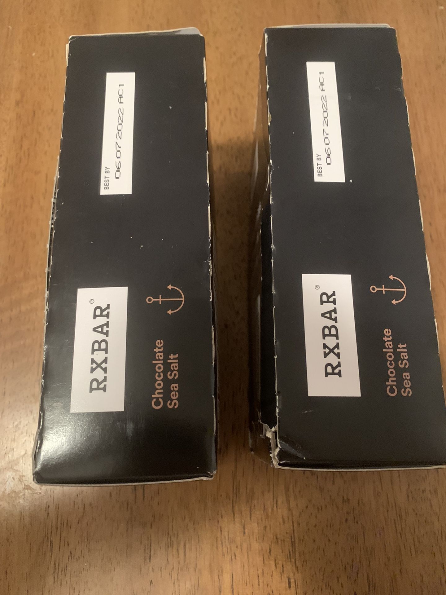 RXBar 12g Protein Bar, Chocolate Sea Salt, 24 Bars, EXP: 06/07/22