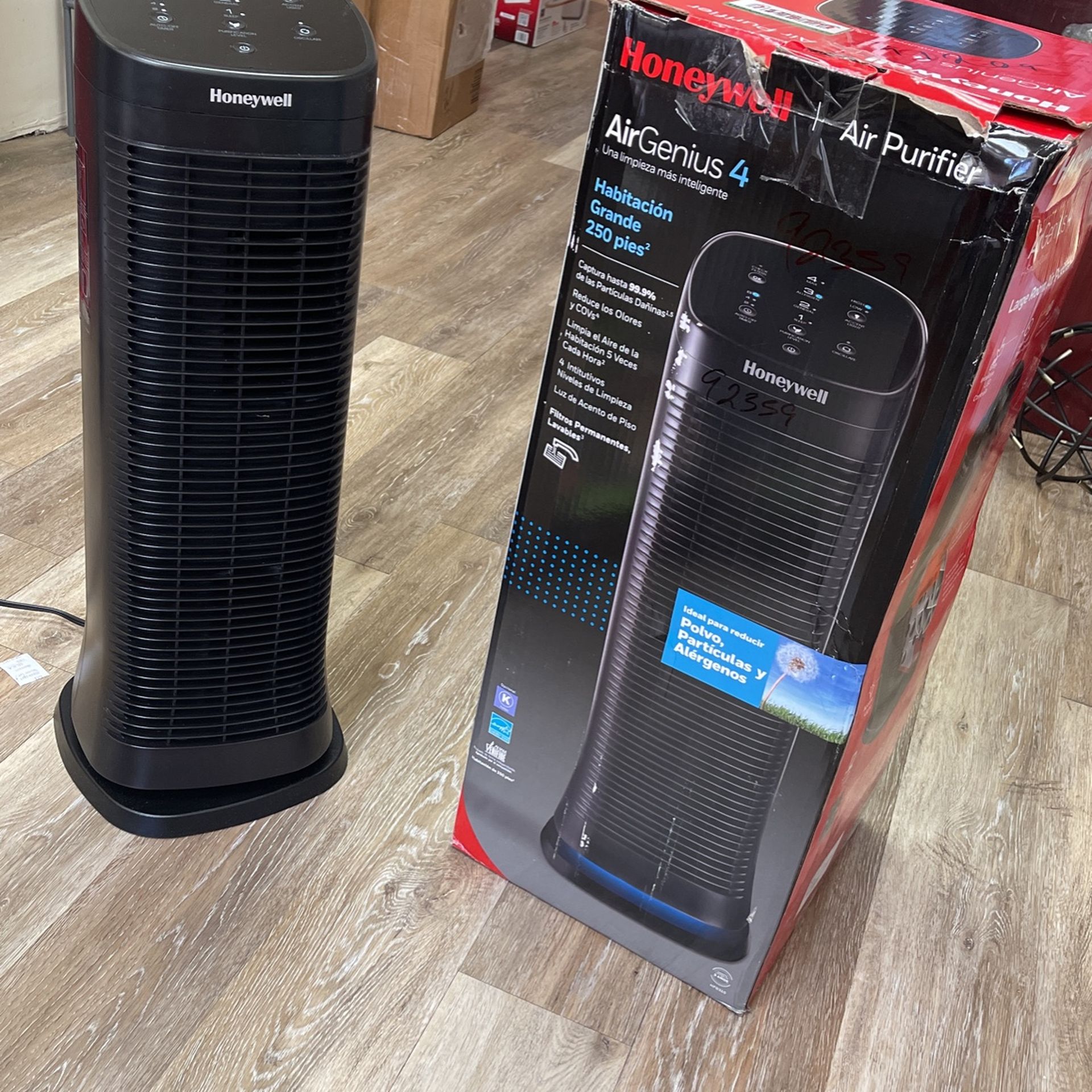 Honey Well Air Purifier Air genius 4 Habitación Grande 350 Pies