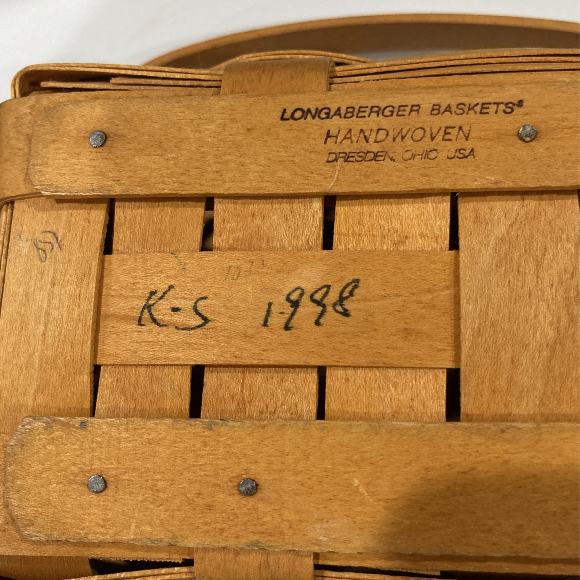 Longaberger Basket - Kiddie Purae