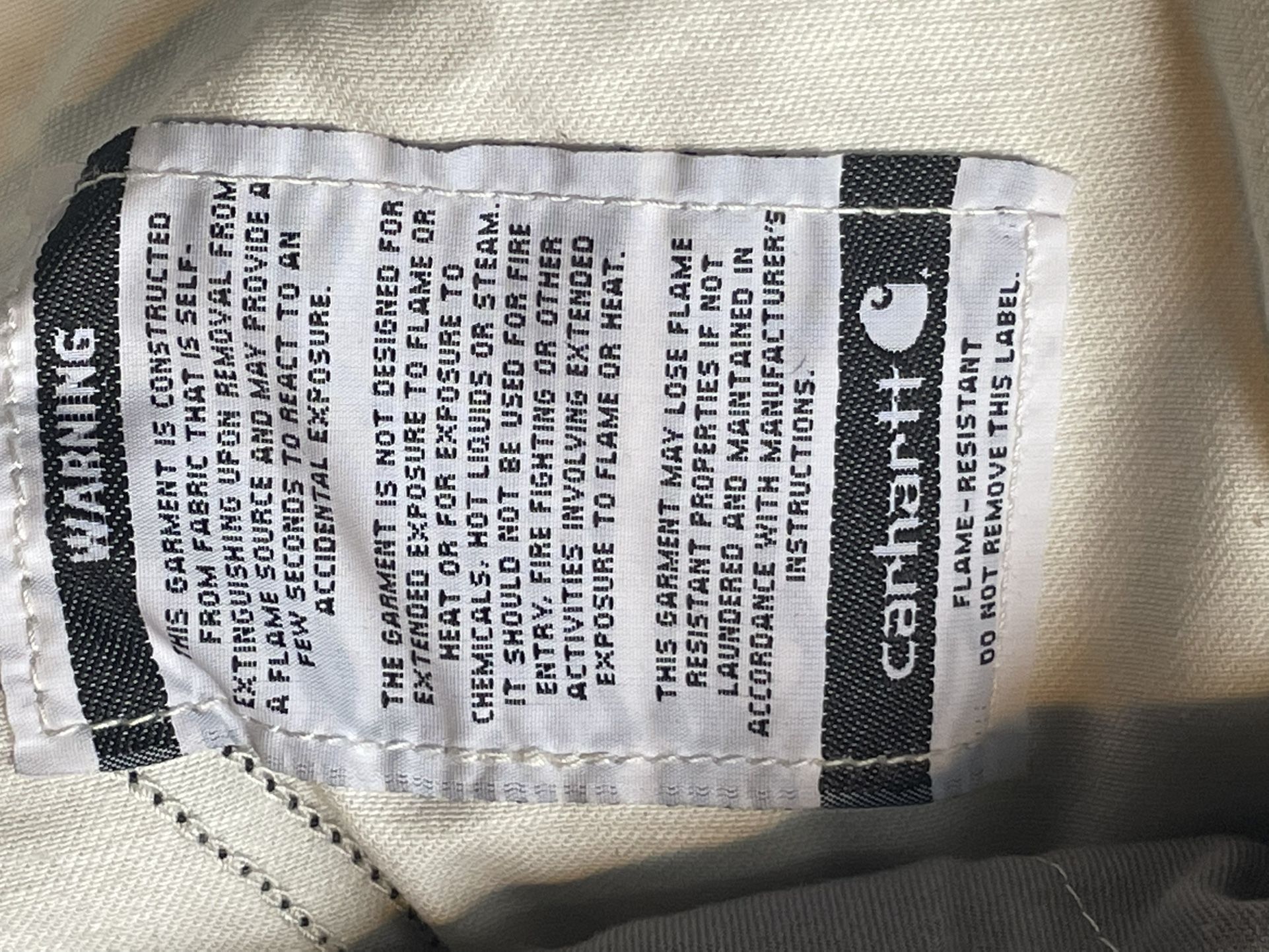 FLAME-RESISTANT DUCK BIB OVERALL/QUILT-LINED