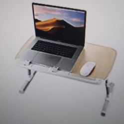 Laptop Stand For Bed, Couch. Foldable & Portable, Height Adjustable Thumbnail