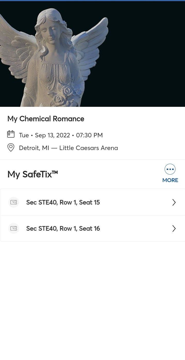 My Chemical Romance 2 Tickets (Suite/Food/Drinks) 9/13