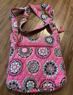 Vera Bradley Cupcake Pink Crossbody Bag and Small Hand bag Thumbnail