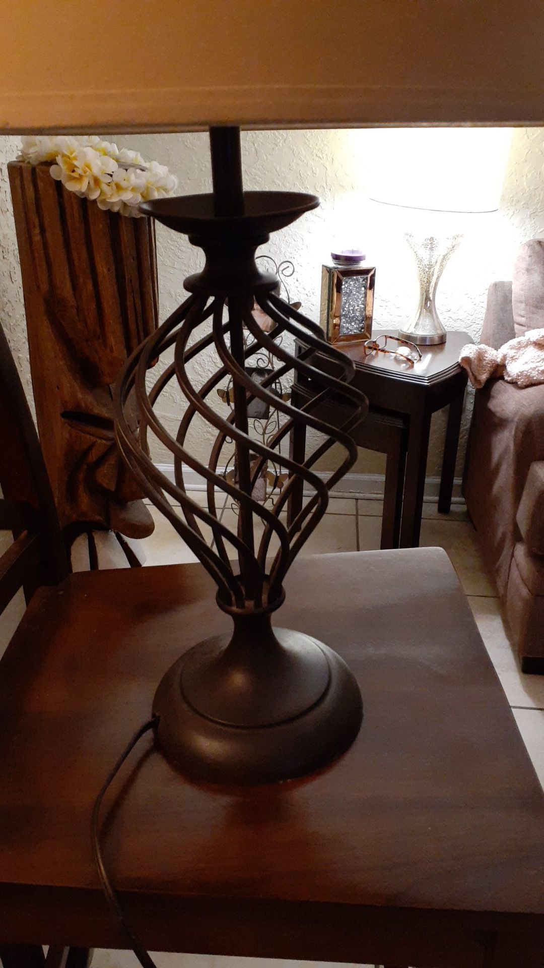 Lamp with lamp shade