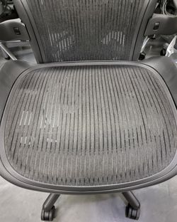 LIKE NEW! HERMAN MILLER AERON SIZE B POSTURE-FIT SEAT ANGLE REAR TILT LOCK TILT TENSION ADJUSTMENTS  MANY AVAILABLE!  Thumbnail