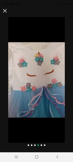 Unicorn Girl Party Dress  Thumbnail