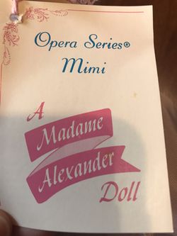 Madame Alexander Doll Thumbnail