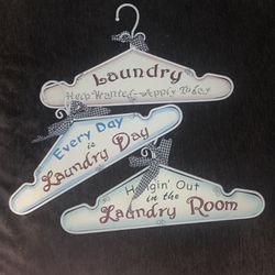 Laundry room decor - Hangers Thumbnail