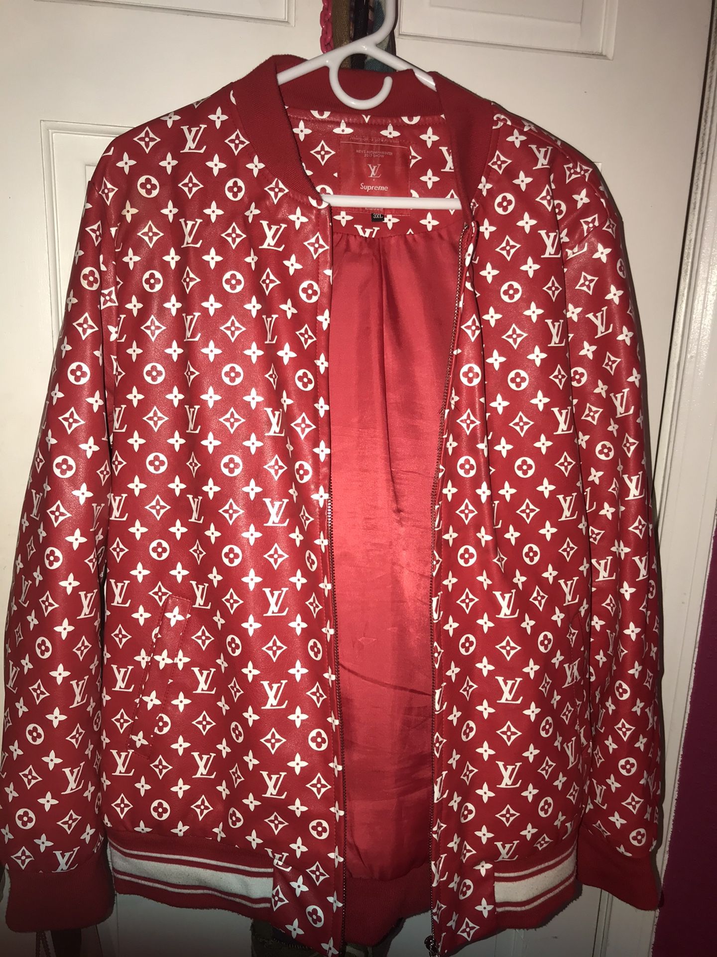Authentic Louis Vuitton & Supreme jacket