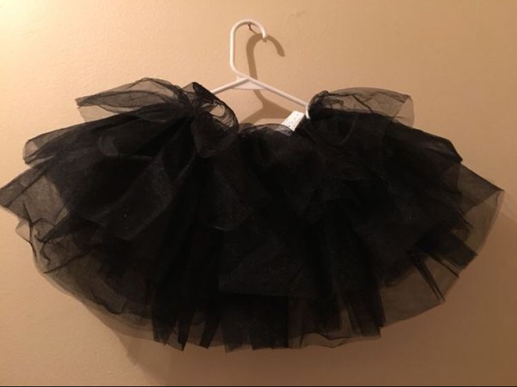 Black TULLE PETTICOAT 5-Layer Petticoat small Halloween Costume