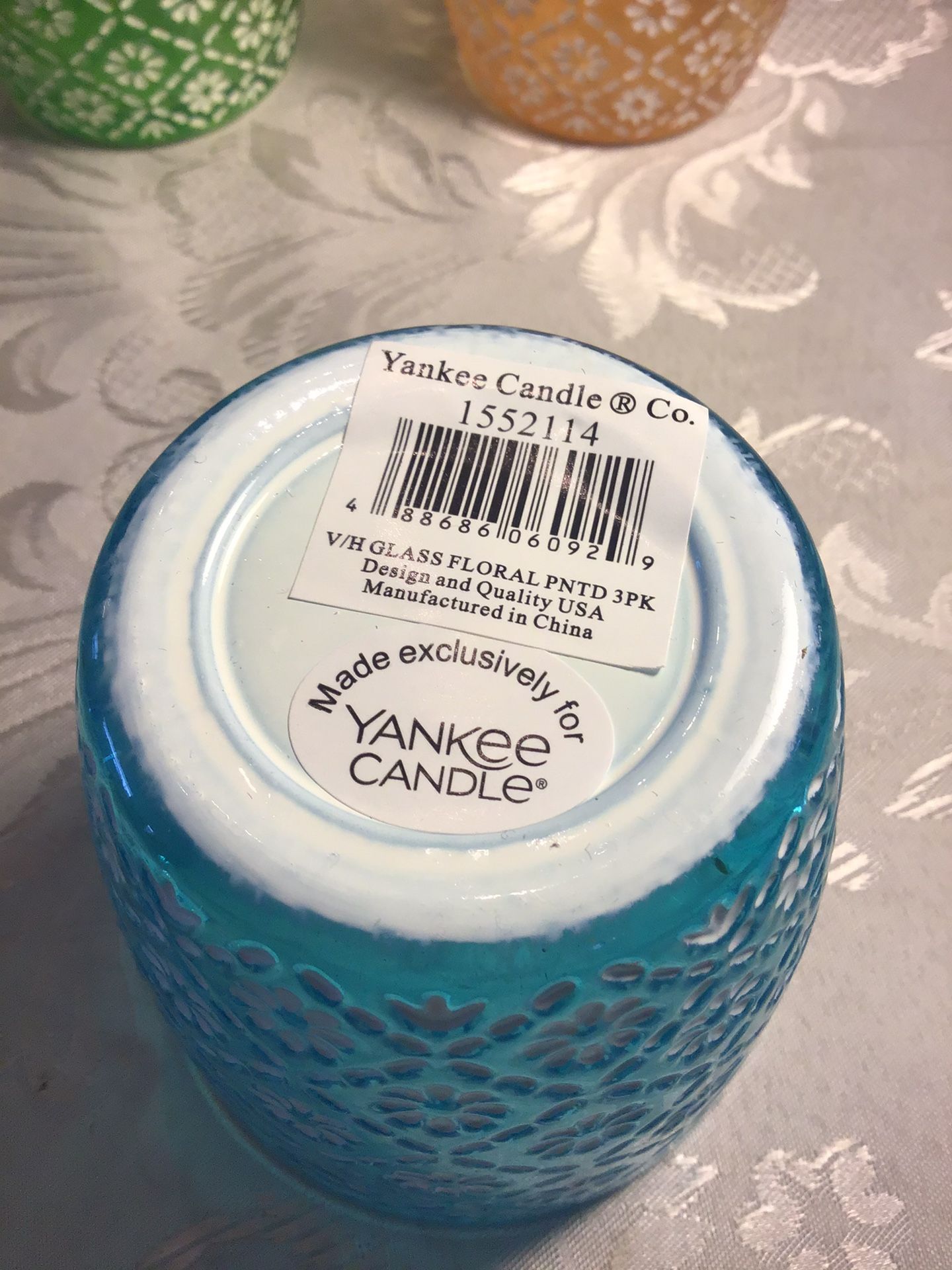Large Cut Glass Votive Holders, Never Used