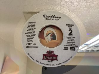 BAMBI LaserDisc Movie - Walt Disney - 1940’s Cartoon Animation Thumbnail
