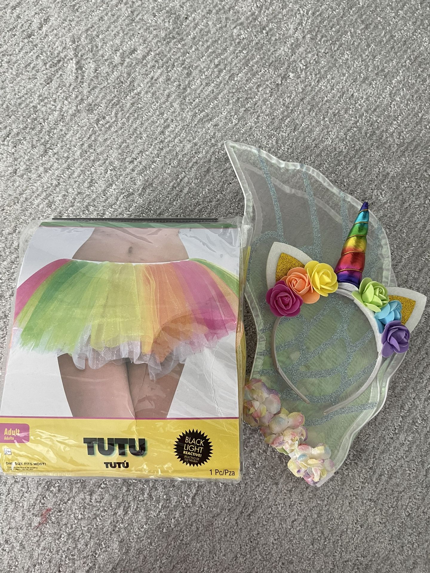 Unicorn Costume With Tutu Skirt and Accessories